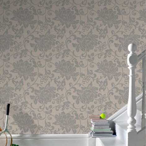 Superfresco Easy Prato Grey Floral Wallpaper Was £16