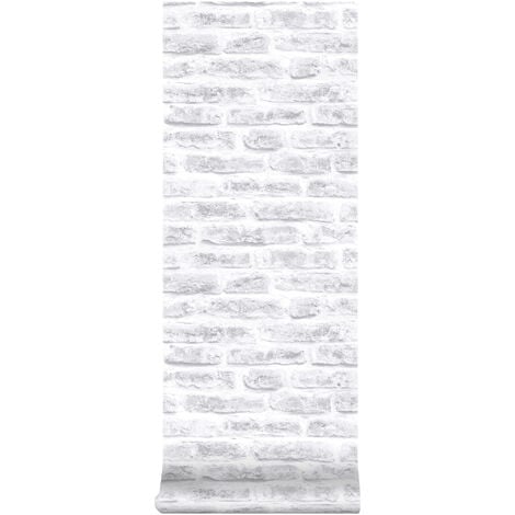 Superfresco Easy - Steine Vliestapete - Weiß - 10m x 52cm