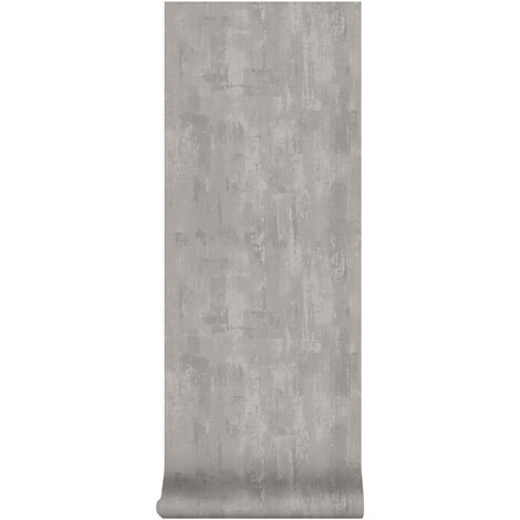 Superfresco Easy - Vliestapete Bellagio - Uni - Grau - 10m x 52cm