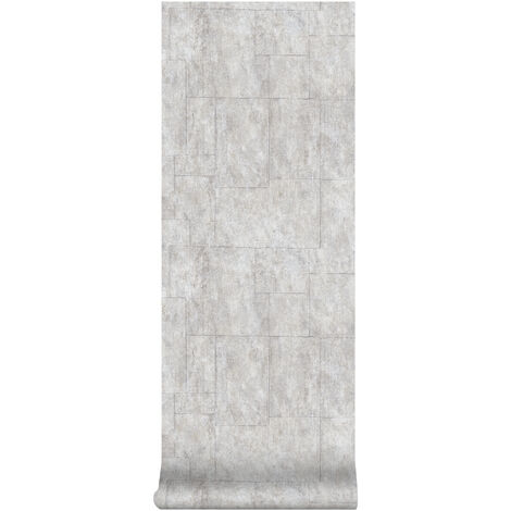 Superfresco Easy - Vliestapete - Beton/Steine - Grau - 10m x 52cm - Grau