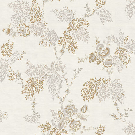 Superfresco Easy Vliestapete Kimono Weiss/Gold 10mx52cm