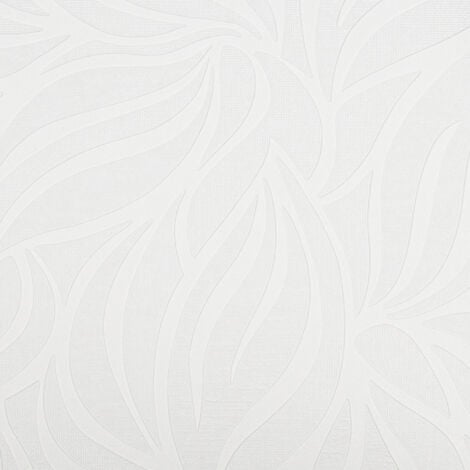 main image of "Superfresco Paintable Eden White Durable Heavy Duty Wallpaper"