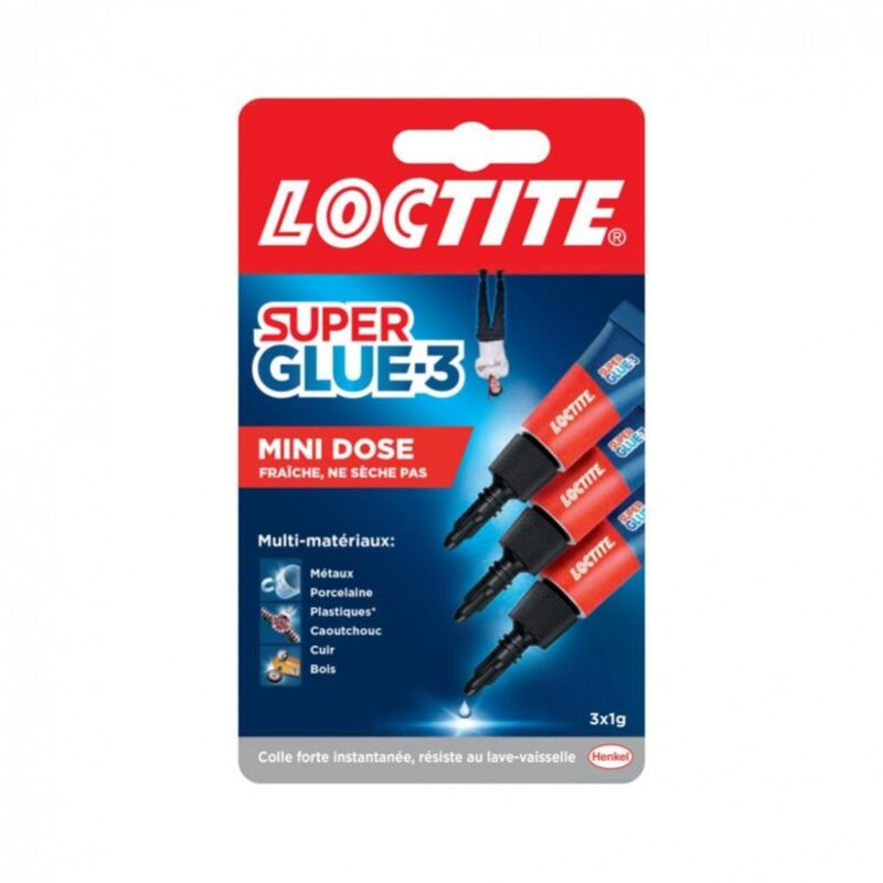 Loctite - Super glue 3 cyanoacrylate 3 x 1GR