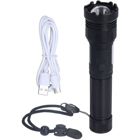Superhelle 5000LM LED-Campingtaschenlampe, magnetisch, teleskopierbar, zoombar, wasserdicht für Notfälle im Freien