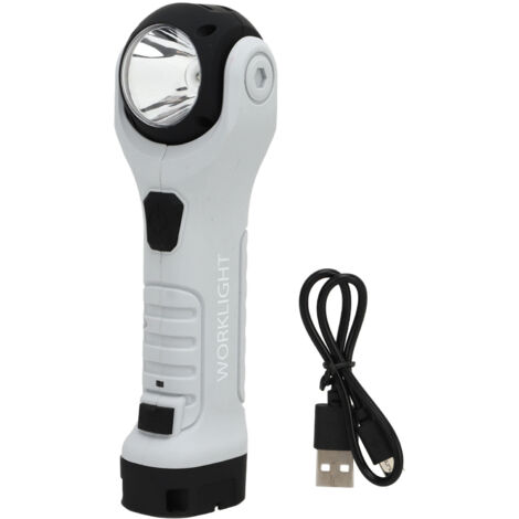Superhelle, per USB aufladbare LED-Taschenlampe mit 360° drehbarem Magnetfuß, multifunktional für Autoreparaturen und Camping