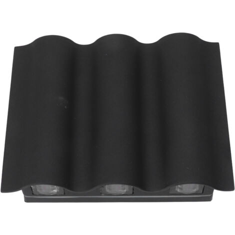Superhelle, wasserdichte LED-Wandleuchte für den Außenbereich, skandinavischer Stil, für Gärten, Einfahrten, Terrassen und Zäune, 85–265 V