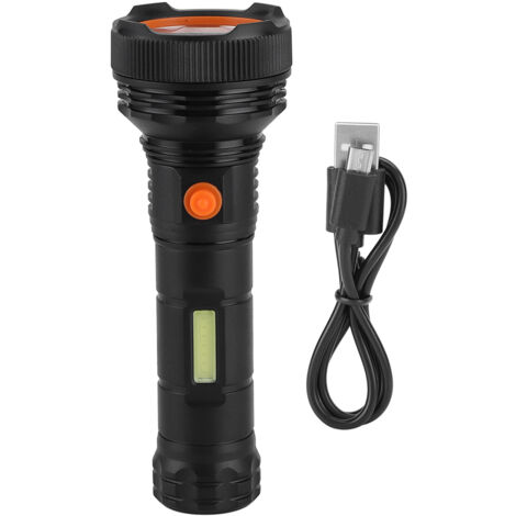 Superhelle, wiederaufladbare USB-Taschenlampe, multifunktional und wasserdicht