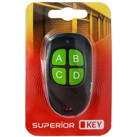 Superior Electronics Remote Control - Universelle Bluetooth Fernbedienung mit Sprachsteuerung Black, SUPRF003