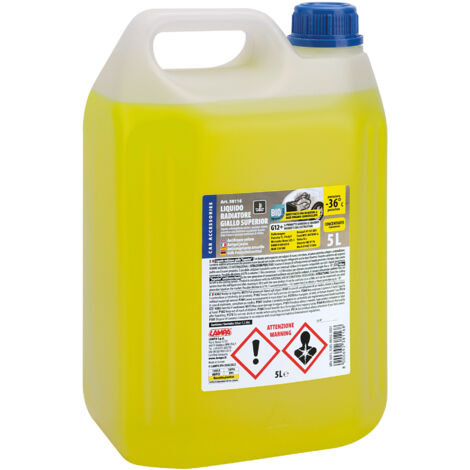 Superior-Giallo G12+, liquido antigelo radiatore - (-36°C/+108°C) - 5 L