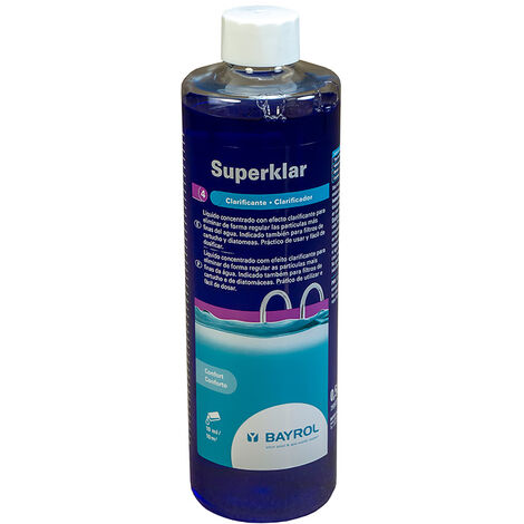 Superklar. Clarificante líquido 0,5 L. BAYROL.