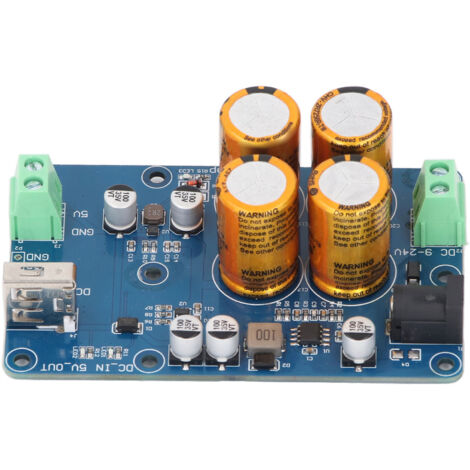 Superkondensator-USV für unterbrechungsfreie Stromversorgung des Raspberry Pi, Eingang: 9–24 V DC, Ausgang: 5 V, 3 A DC, Laufzeit: 10–60 s, Datensicherung: 4 s