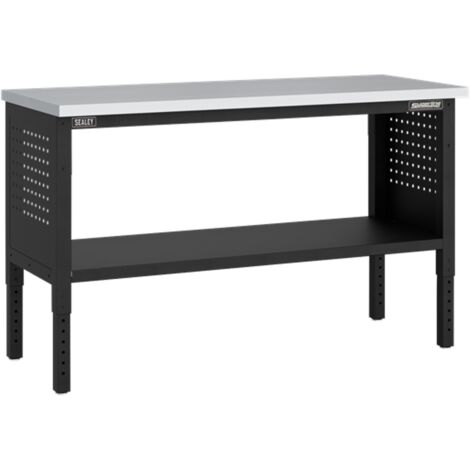 Superline Pro Modular Workbench with Stainless Steel Worktop & Adjustable Height