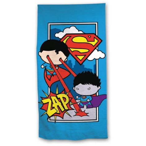 Superman Kinder Badetuch Strandtuch für Kinder mit Lustiges Design 140x70 cm