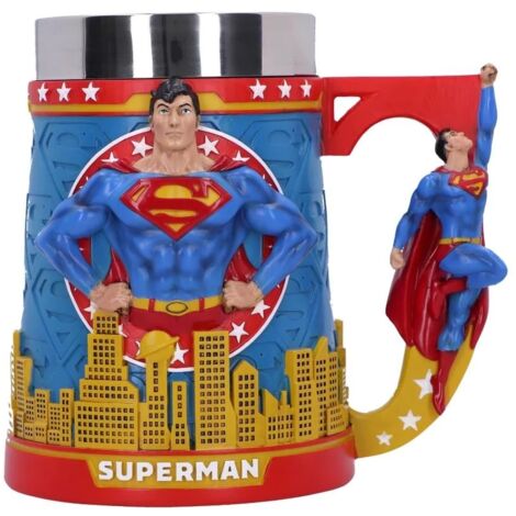 Superman Man of Steel Tankard 15.5cm