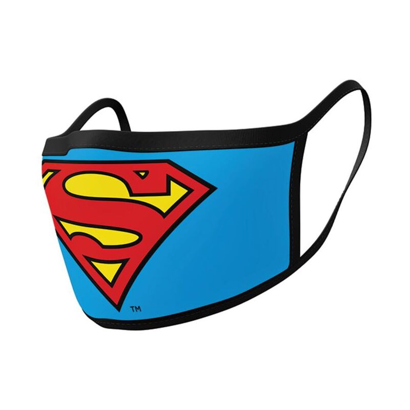 Superman - Masque de protection, 2 pièces, 3 couches filtrantes