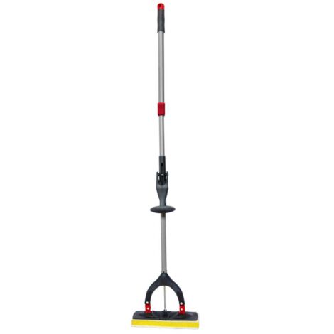 Supermop in microfibra con strizzatore h130 cm