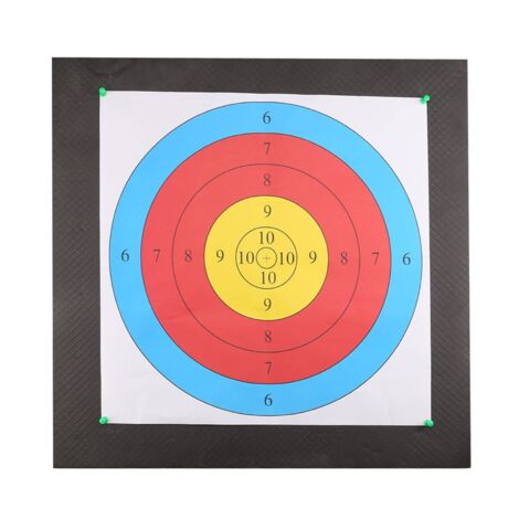 Supernic Archery Target Light Bow and Arrow Archery Set 50X50cm Archery Self-Healing Foam Target Board with 4 Archery Target Needles and 2 Target Surfaces