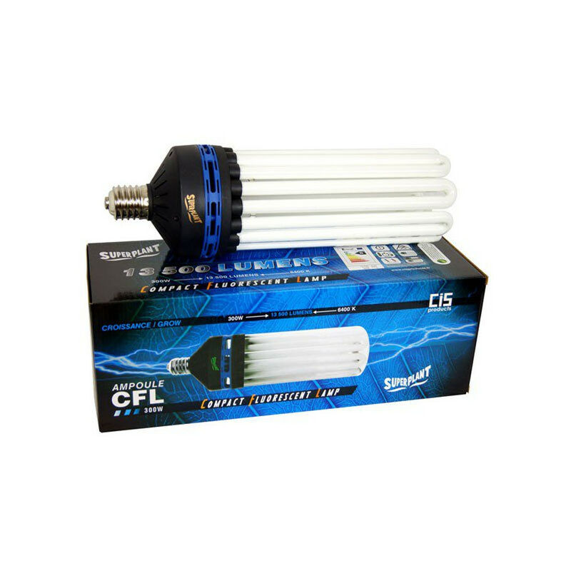 Ampoule CFL 8U 300W - 6400°K - Croissance - E40 - Superplant