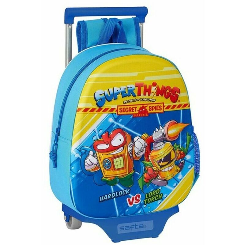 

SuperThings Mochila Escolar 3D con Ruedas SuperThings Azul claro