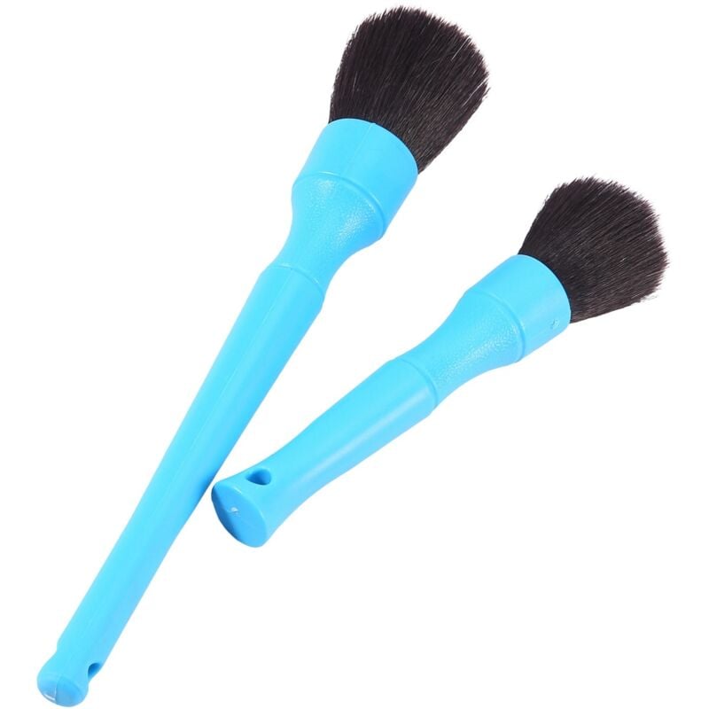 Image of Superweiche Detail BüRste, Auto Reinigungs Lidschatten SchöNheits BüRsten Set, Innen Blau.