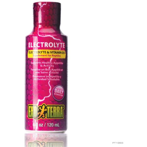 Suplemento líquido Electrolitos y Vitamina D3 Exo Terra - 120ml