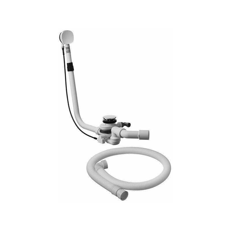 

Duravit - Suplemento para juego de desagüe / rebosadero cromado Quadroval