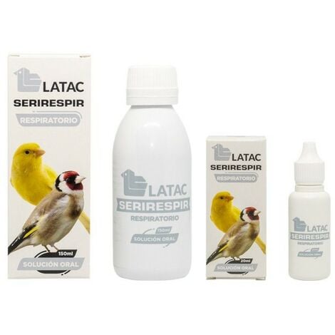 suplemento respiratorio SERIRESPIR LATAC para aves liquido 150 ml