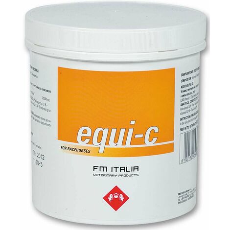 Supplément de vitamine C EQUI-C pour chevaux de sport 600 g en poudre