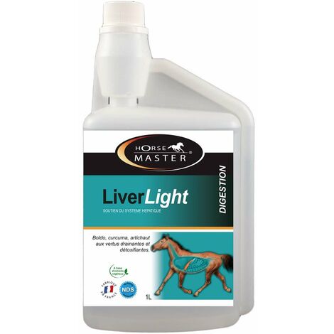 Supplément hépatique léger pour chevaux à action hépatoprotectrice 1 lt