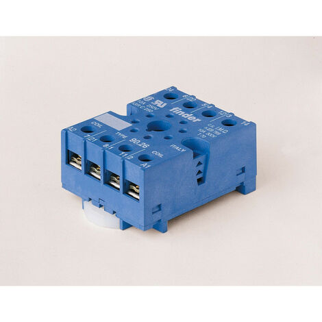 Support 10A 250V pour 6012 8812 8892 bleu étrier métal à vis FINDER 9026SMA