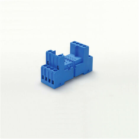 Support 10A 250V série 5532 5534 bleu étrier plastique à cage FINDER 94842SPA