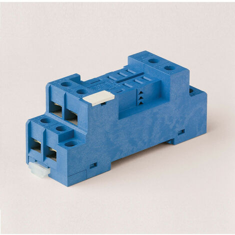 Support 12A 250V série 5632 bleu étrier métallique à vis FINDER 9672SMA