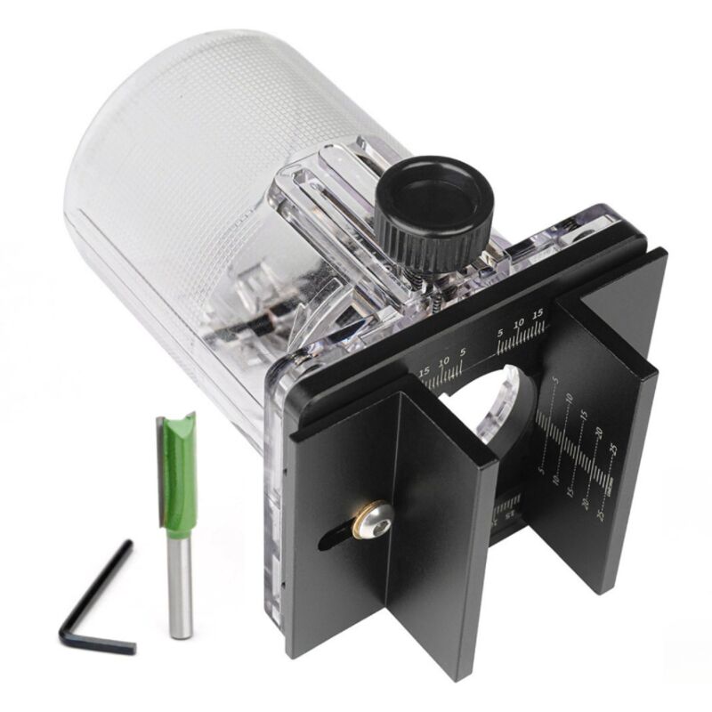 Roleader - Support 2 en 1 pour outil de défonceuse à bois, base fendue et support de fixation pour débroussailleuse à bois, outil de localisation