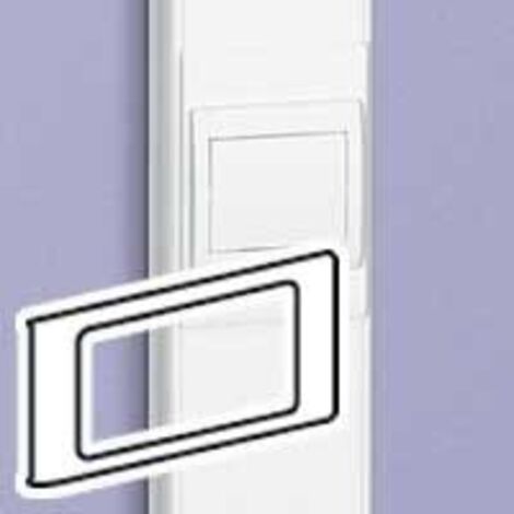 support 2 postes universel pour goulotte dlp avec couvercle de 85 mm - legrand 010923