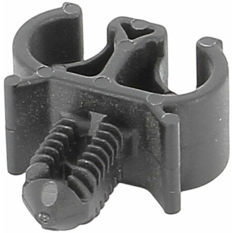 Support 2 Tubes Ø (4-6) X 2 Sapin PA6 Noir 016 608 002