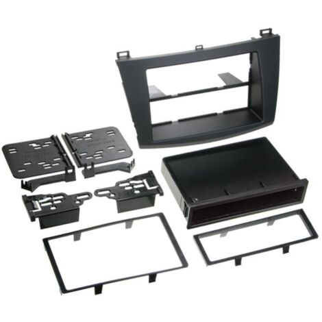 Support 2Din compatible avec Mazda 3 09-13 Avec vide poche - Noir