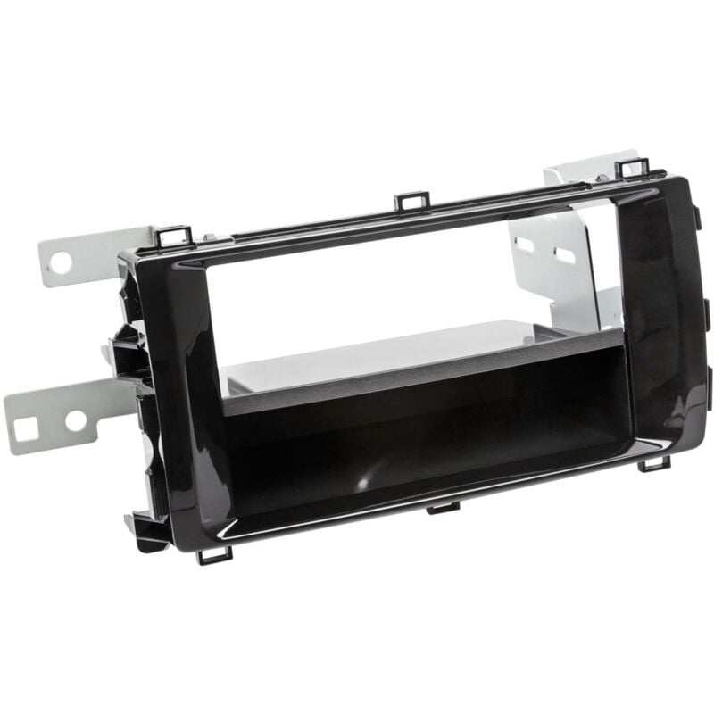 Support 2Din compatible avec Toyota Auris ap13 Avec vide poche - Noir brillant