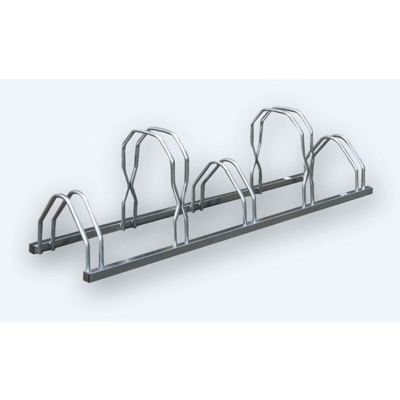 Râtelier 5 vélos Haut-Bas - B129V - Ce produit de marque est neuf. - Mottez