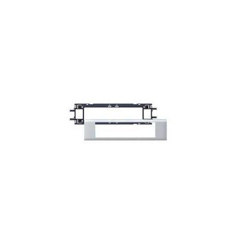 Support 8 modules alu pour appareillage prog mosaic sur couvercle DLP 65mm LEGRAND 011208
