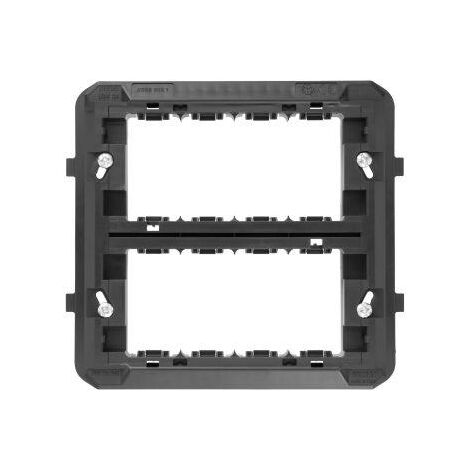 SUPPORT 8 POSTES PLAQUES SYSTEM/VIRNA GEWISS GW24240