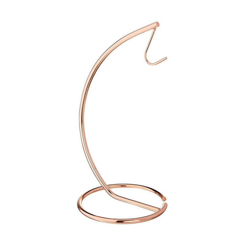 Support à bananes avec base ronde, crochet pour bananes, rangement de fruits, or