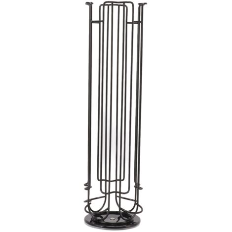 Support à capsules pour Dolce Gusto, 32 capsules, plateau tournant 360°, organisateur de rangement pour café, design moderne noir pour café maison