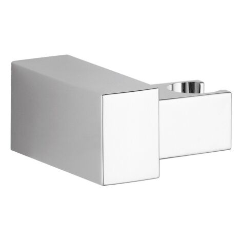 Support a' crochet pivotant carre' Damast en abs chrome' pour douche, salle de bain, baignoire