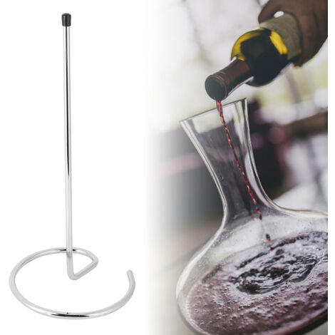 Support à Décanter en Acier Inoxydable pour Séchage et Rangement de Bouteilles de Vin
