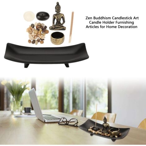 Support à encens en forme de lotus pour méditation et décoration zen intérieure