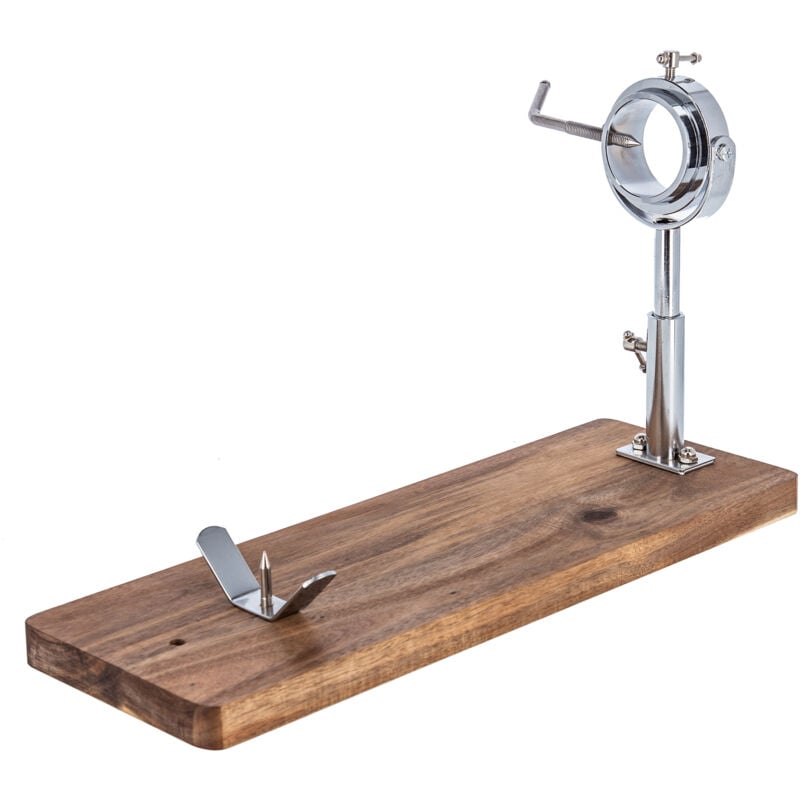 Support à jambon modèle pied en acacia noir