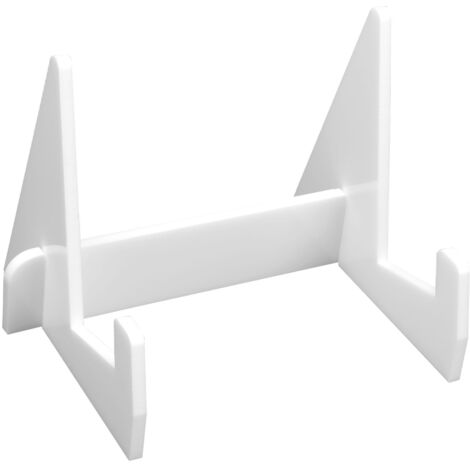 Support à livres acrylique, présentoir de livres blanc pour bureau, cuisine et maison, étagère bibliothèque