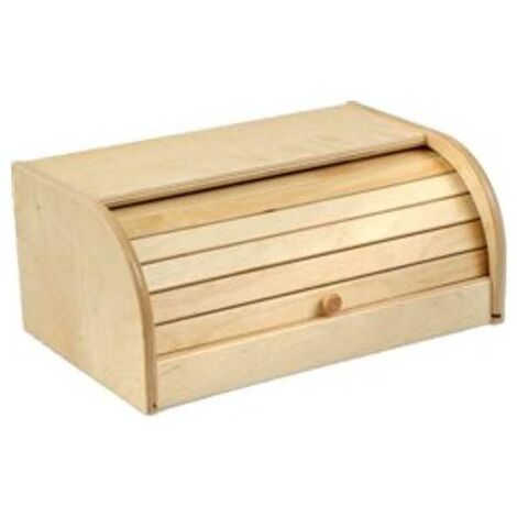 Support à pain en bois Serrandina Naturel, 39x25 cm, hauteur 17 cm