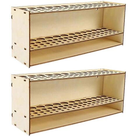 Support à pinceaux en bois --