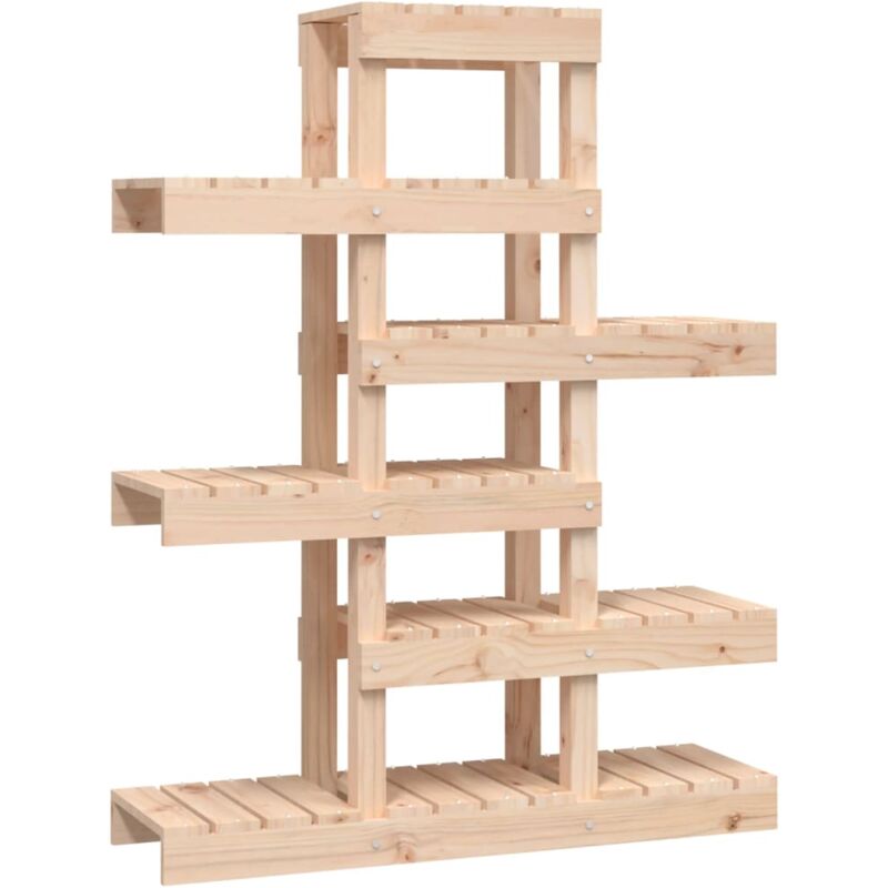 Support à plantes 85x25x109,5 cm Bois massif de pin
